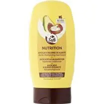 Carrefour, Après-shampoing Nourrissant Cheveux secs et Frisés Avocat et Karité Sans silicone Ultra Doux 200ml