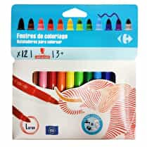 Carrefour, Feutre pointe large x12