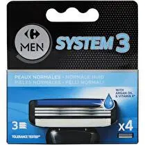 Carrefour, Recharges lames g3 x4 Crf