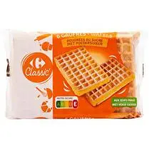 Carrefour, Gaufres Poudrées au sucre - x 6 soit 260 g