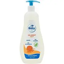 Carrefour, Gel douche bébé Corps et Cheveux 95% Naturel
