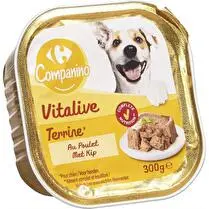 Carrefour, Pâtée pour chien adulte au poulet