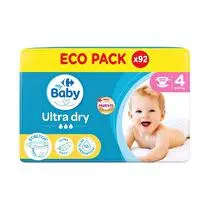 Carrefour, Couche Ultra Dry T4 x92 Crf