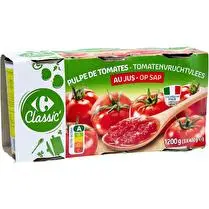 Carrefour, Pulpe de tomates au jus