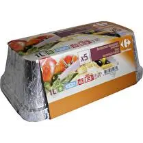Carrefour, Barquettes aluminium profondes 1 l  x5