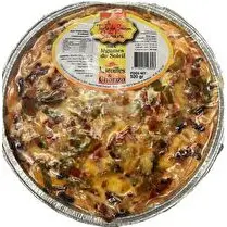 Les bonnes tartes de Sandra, Tarte Maroilles, légumes du soleil et chorizo