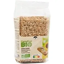 Carrefour, Crackers Epeautre 3 graines - 200 g