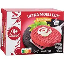 Carrefour, Haché à l'oignon ultra moelleux