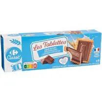 Carrefour, Biscuits chocolat lait coeur lait