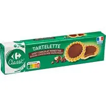 Carrefour, Biscuits Tartelette chocolat noisettes