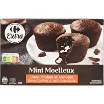 Carrefour, Mini Moelleux Chocolat x 6