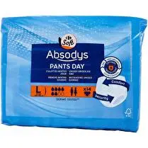 Carrefour, Cutottes fuites urinaires jour mixtes taille L  Absodys