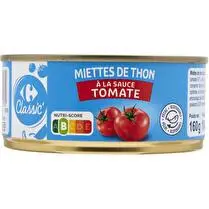 Carrefour, Miettes de thon à la sauce tomate