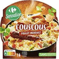 Carrefour, Plat cuisiné Couscous poulet merguez