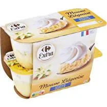 Carrefour, Mousse liègeoise Saveur vanille