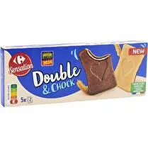 Carrefour, Biscuits gaufrettes  Double&Chock