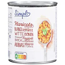 Simpl, Haricots blancs à la sauce tomate