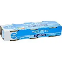 Carrefour, Thon entier albacore au naturel