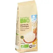 Carrefour, Riz BIO de Camargue IGP semi-complet