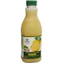 Carrefour, Citrons pressés avec pulpe