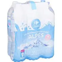 Carrefour, Eau minérale naturelle des Alpes