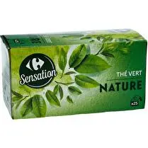 Carrefour, Thé Vert Nature 25 sachets