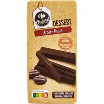 Carrefour, Tablette cocolat noir dessert