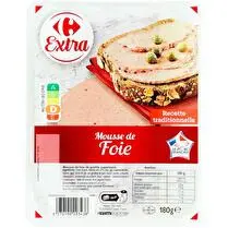 Carrefour, Mousse de foie. Recette traditionnelle