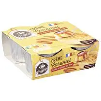 Carrefour, Crème Caramel. Cuite et dorée au four