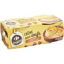 Carrefour, Crème aux oeufs - caramel pointe de sel