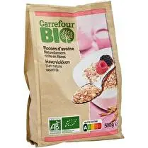 Carrefour, Flocons d'avoine bio