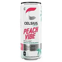 Celsius, Boisson énergisante peach vibe
