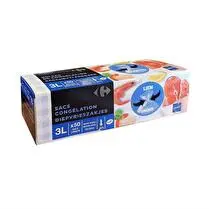 Carrefour, Sacs congélation moyen modèle 3l