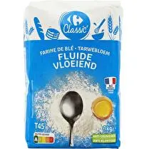 Carrefour, Farine de blé fluide T45