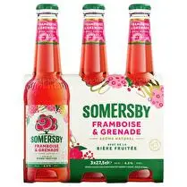 Somersby, Bière aromatisée framboise /grenade