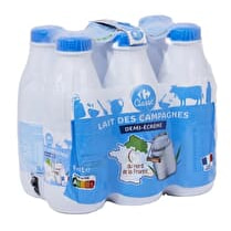 Carrefour, Lait des campagnes demi-écrémé