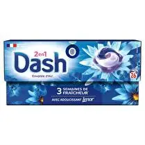 Dash, LESSIVE CAPSULE ENVOLEE D'AIR 26 DOSES 2 EN 1