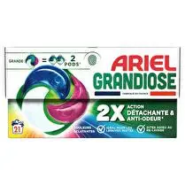 Ariel, Capsules lessive grandiose couleurs éclatantes 21D