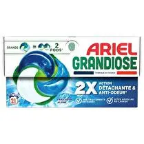 Ariel, Capsules lessive grandiose fraicheur alpine x 21