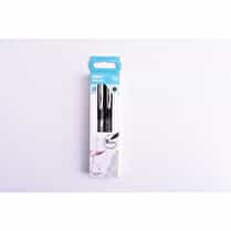 Carrefour, Stylo roller pointe ronde noir 0.7mm x2
