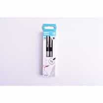 Carrefour, Stylo roller pointe fine noire 0.5mm x2