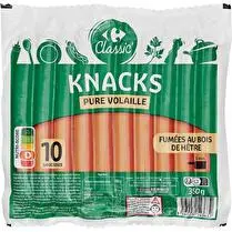 Carrefour, Knacks Pure Volaille 350G
