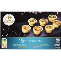 Carrefour, 15 mini quiches
