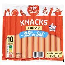 Carrefour, Knack P.P -25%Sel X10 350G