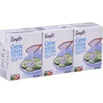 Simpl, Crème Légère Fluide 15% Mg