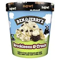 Ben&Jerry's, Crème glacée brookies et cream