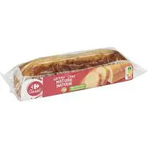 Carrefour, gateau Cake Nature