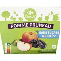 Carrefour, Compote pomme pruneau s/sucres ajoutés