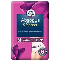 Carrefour, Culottes Fuites Urinaires  Taille M Absodys Discreet