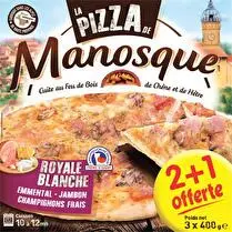 La pizza de Manosque, Royale blanche 2 + 1 offerte